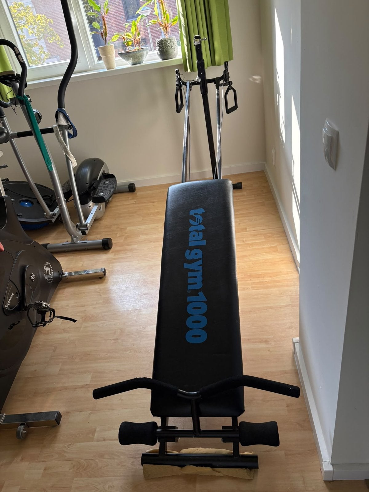 Total Gym 1000 Krachtstation - Compleet thuistrainingsappara, Sport en Fitness, Ophalen, Gebruikt, Krachtstation, Armen