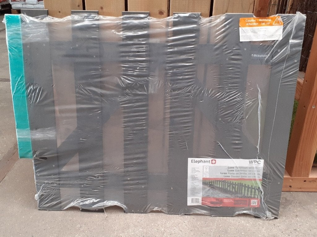 Elephant luxe tuinpoort 100x80 cm Antra - Alu, Tuin en Terras, Ophalen, 100 tot 150 cm, Draaipoort, Minder dan 100 cm