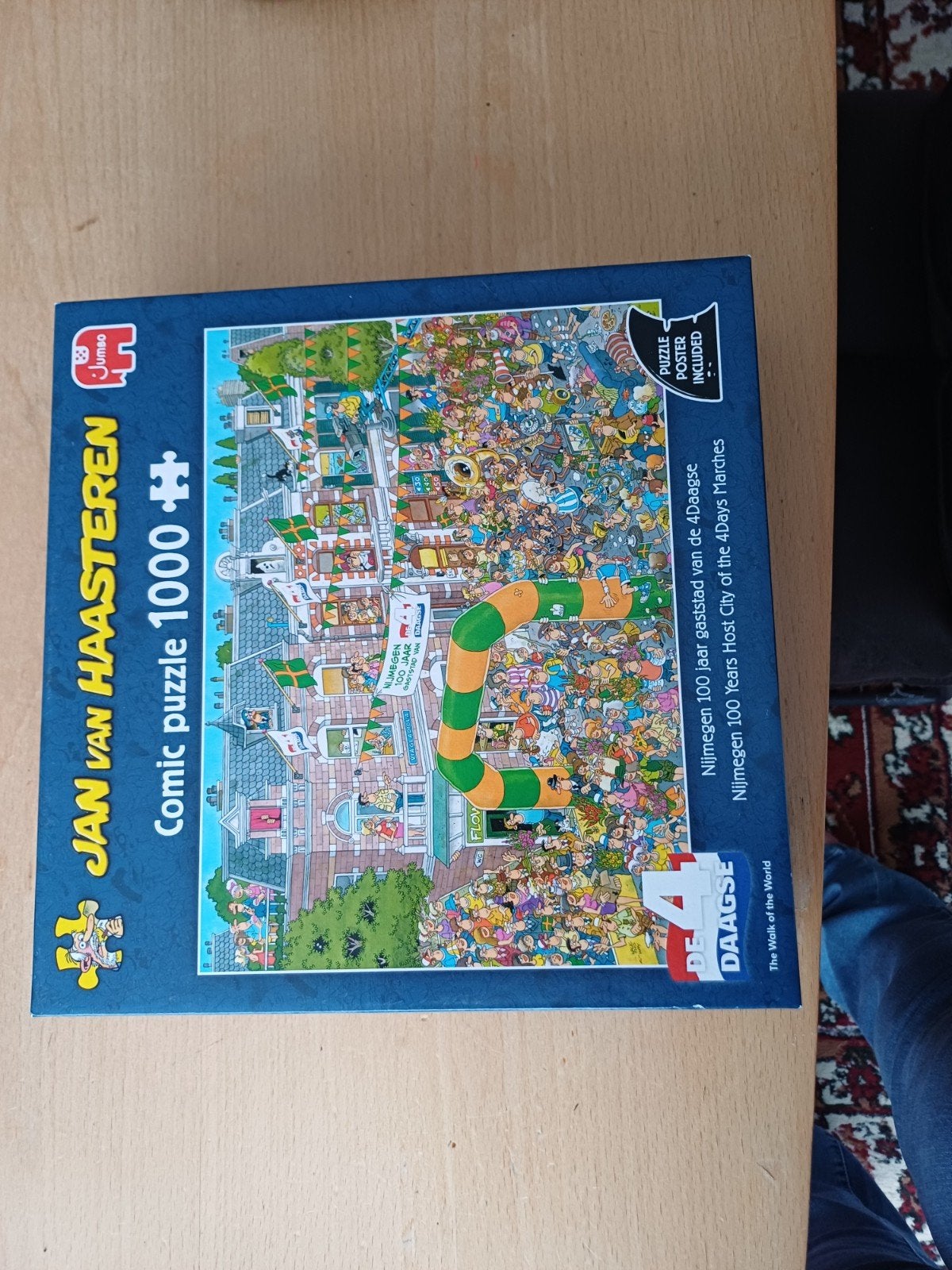 jan van haasteren 4-daagse 1000 stukjes, Ophalen, 500 t/m 1500 stukjes, Zo goed als nieuw, Legpuzzel
