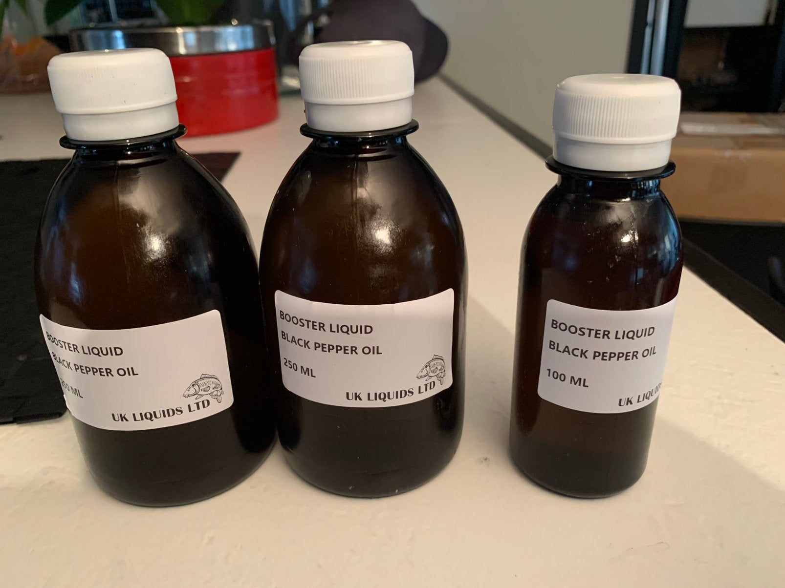 KARPERVISSEN BOOSTER BLACK PEPPER ESSENTIAL OIL, Ophalen of Verzenden, Nieuw, Complete set