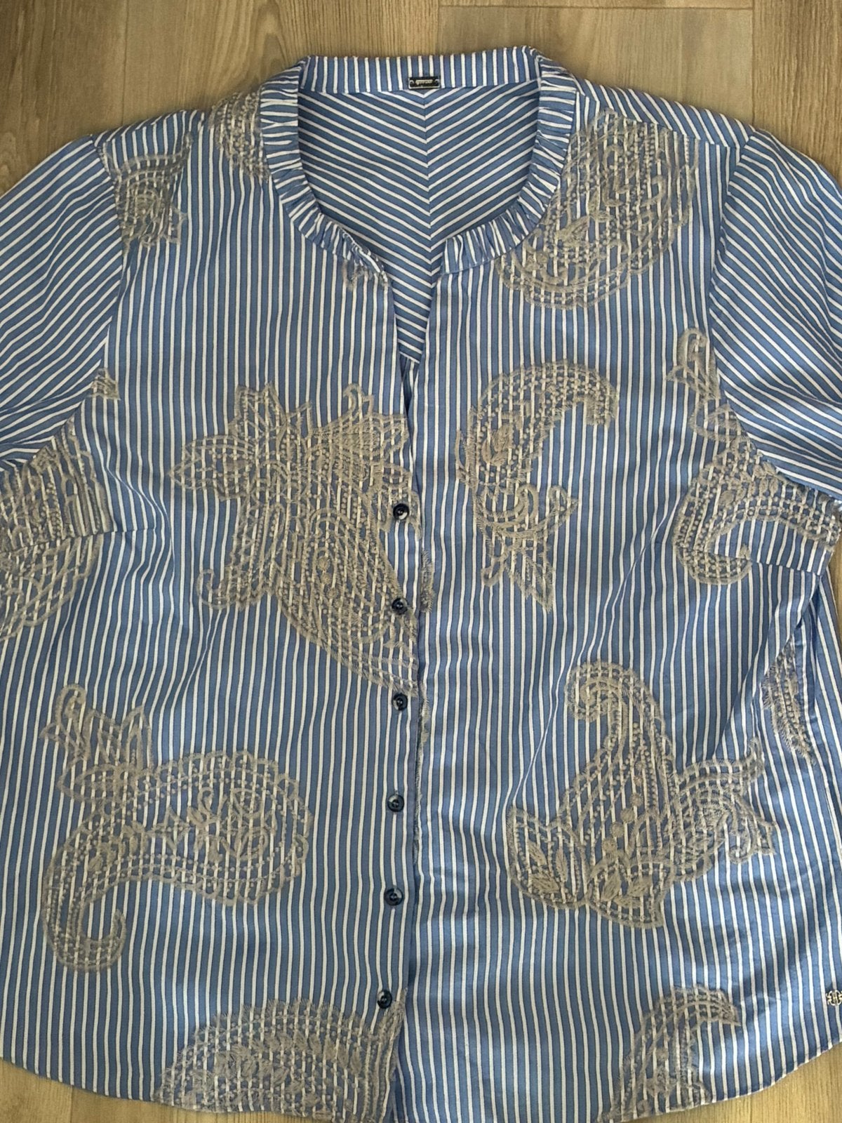 Gustav blouse maat L, Blauw, Nieuw, Ophalen of Verzenden, Maat 42/44 (L)