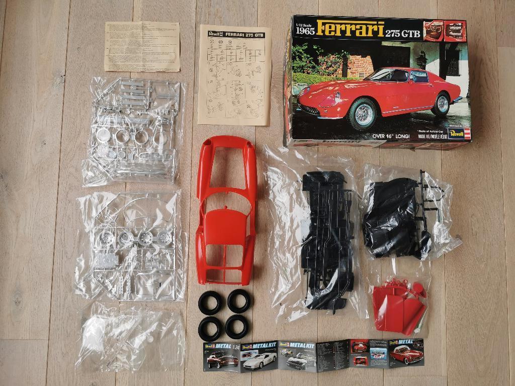 1965 1/12 Revell Ferrari 275 GTB Nr: H-1287, Gebruikt, Auto, Revell, Groter dan 1:32