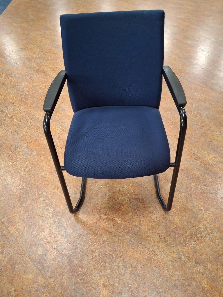 stoelen (10 X), Ophalen, Zo goed als nieuw, Blauw, Vijf, Zes of meer stoelen