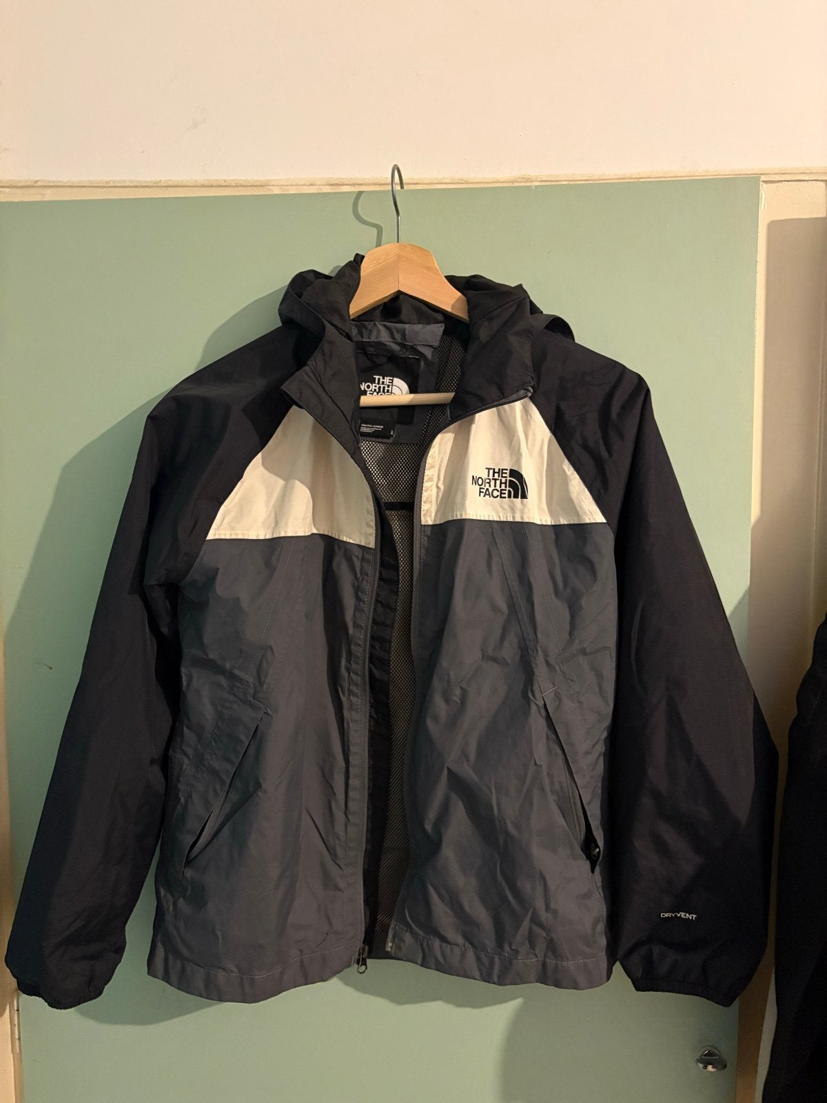 The North Face DryVent Jas - Zwart/Grijs/Beige, Kinderen en Baby's, Ophalen of Verzenden, Zo goed als nieuw, Jongen, Jas