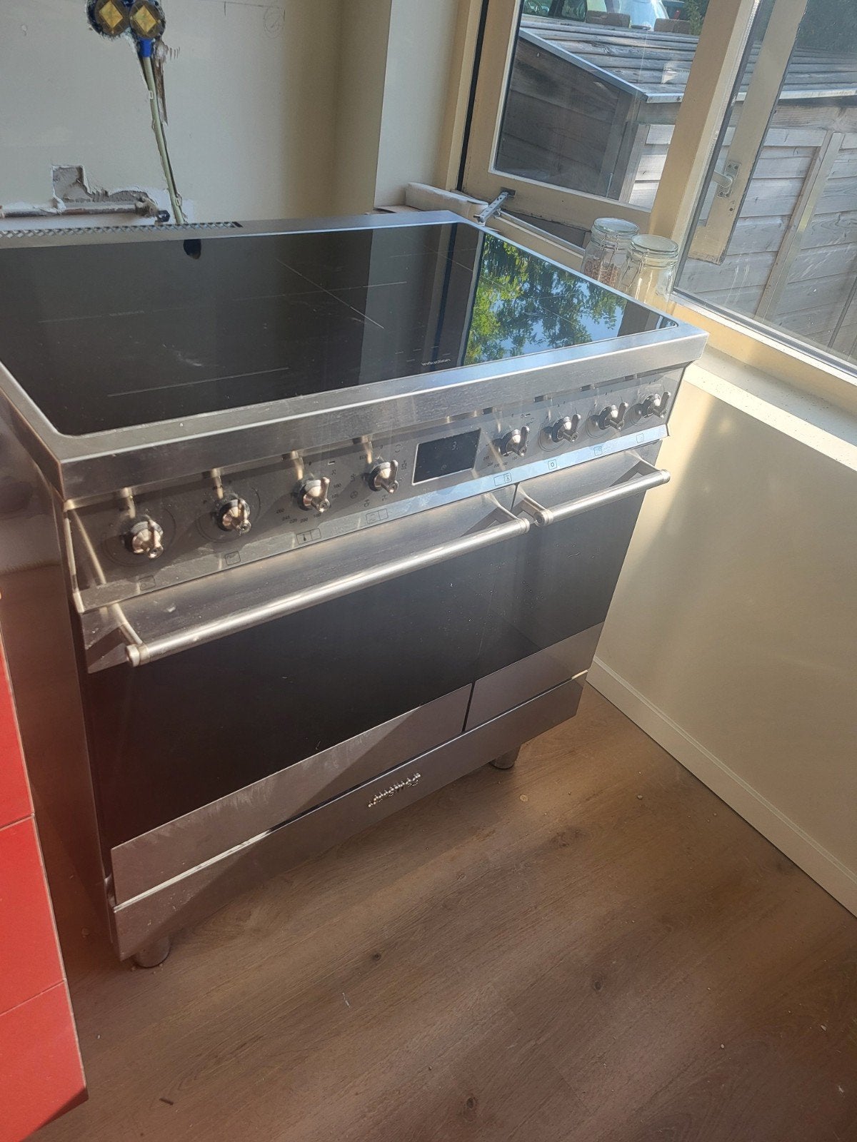 Smeg C92IMX2 Inductie Fornuis met Oven - RVS, Witgoed en Apparatuur, Fornuizen, Ophalen, 60 cm of meer, Zo goed als nieuw, Inductie