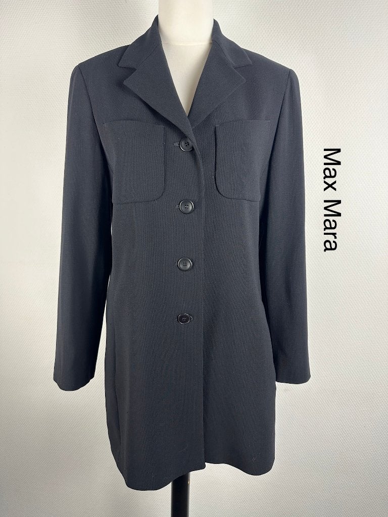 Max Mara Blazer  (mt: 40) 20,1/9262, Kleding | Dames, Maat 38/40 (M), Zwart, Max Mara, Max Mara