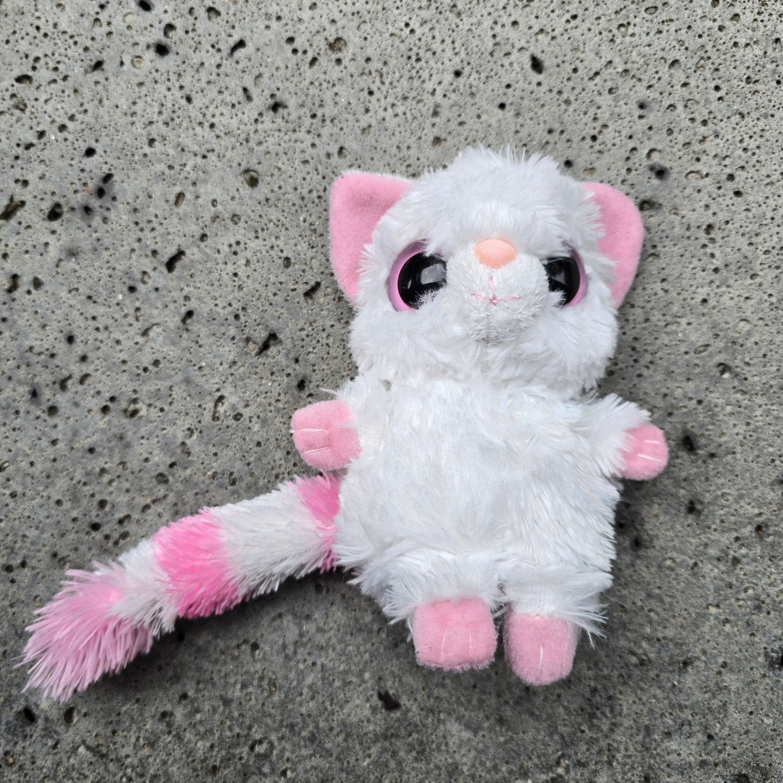 Yoohoo & friends Pammee wit roze fennek vos knuffel 16 cm, Ophalen of Verzenden, Nieuw, Overige typen