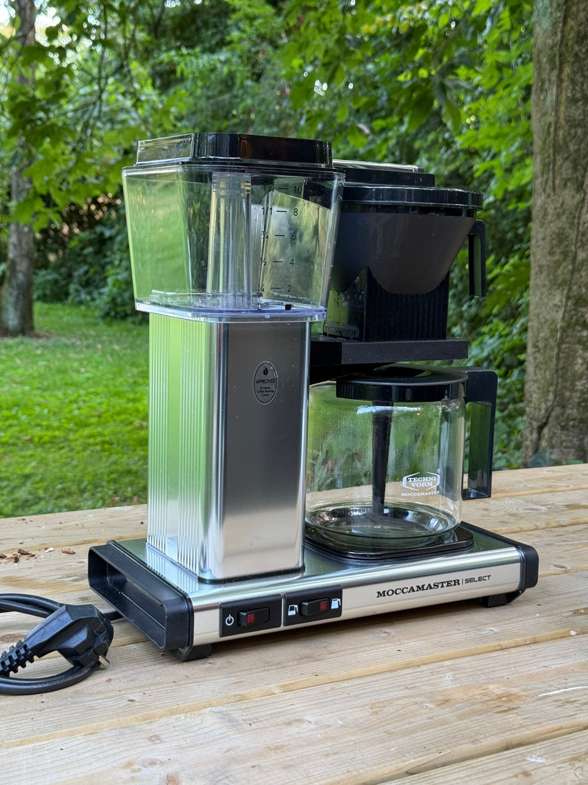 Technivorm Moccamaster KBG Select, 4 tot 10 kopjes, Verzenden, Zo goed als nieuw, Koffiemachine
