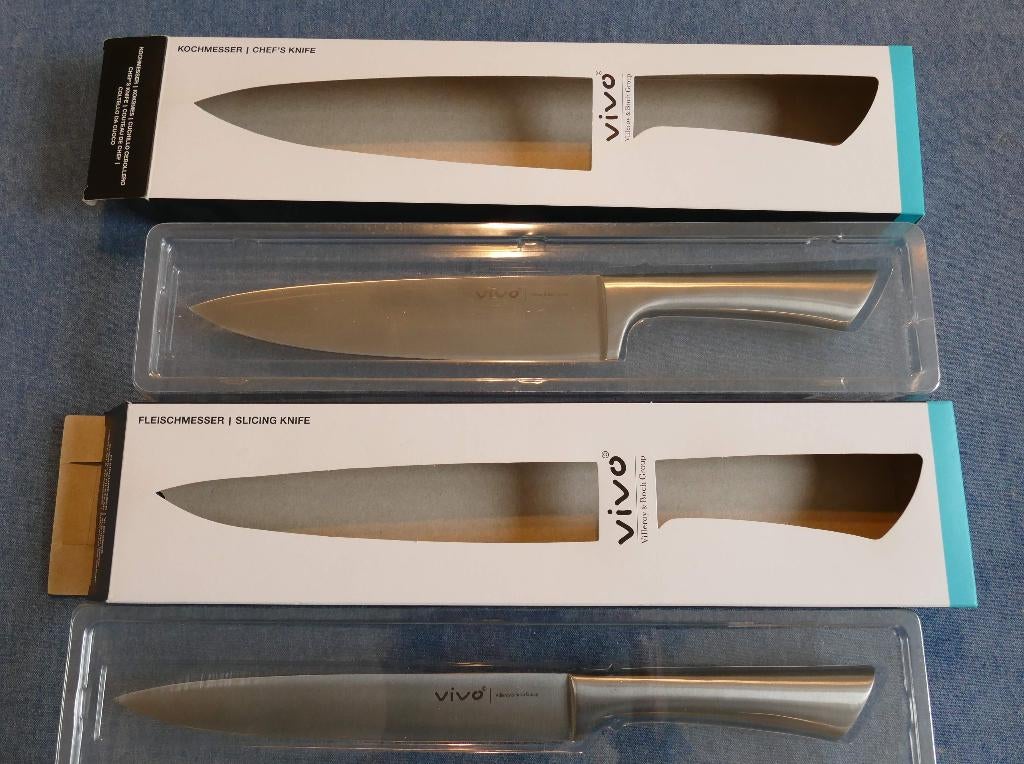keuken messen, Ophalen, Nieuw, Rvs of Chroom, Los bestek