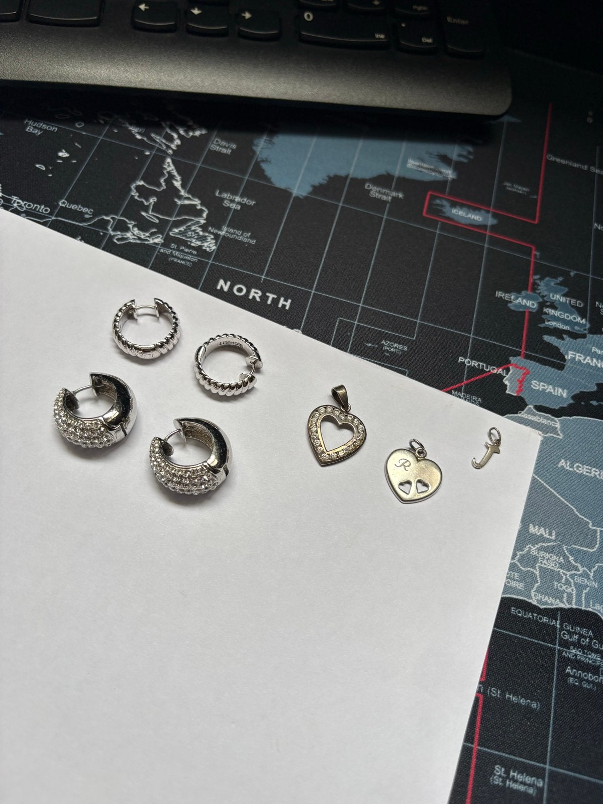 Oorbellen en bedels, Ophalen of Verzenden, Hangers, Gebruikt, Zilver