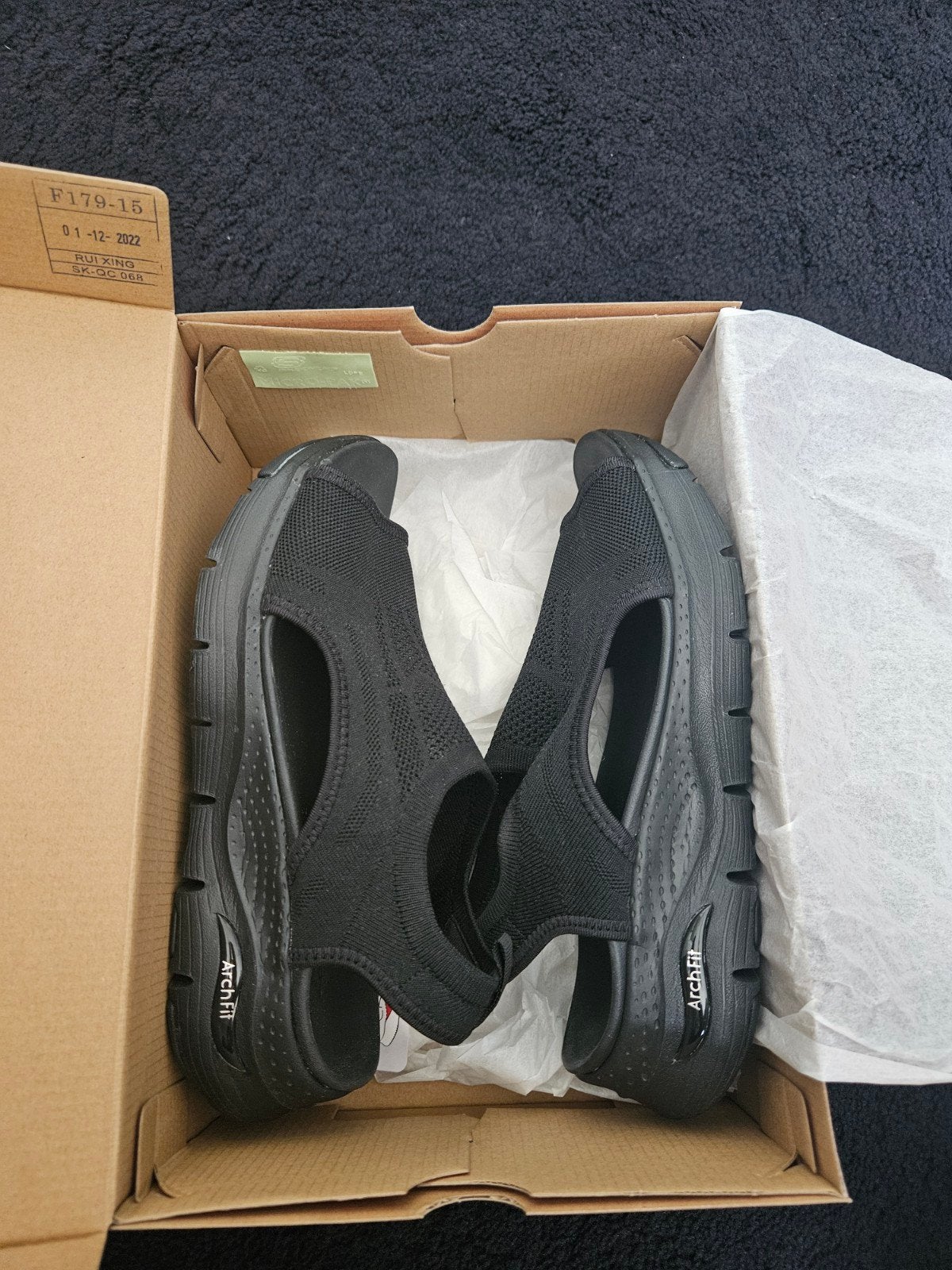Skechers Arch Fit City Catch sandalen maat 39, Skechers, Zwart, Nieuw, Sandalen of Muiltjes