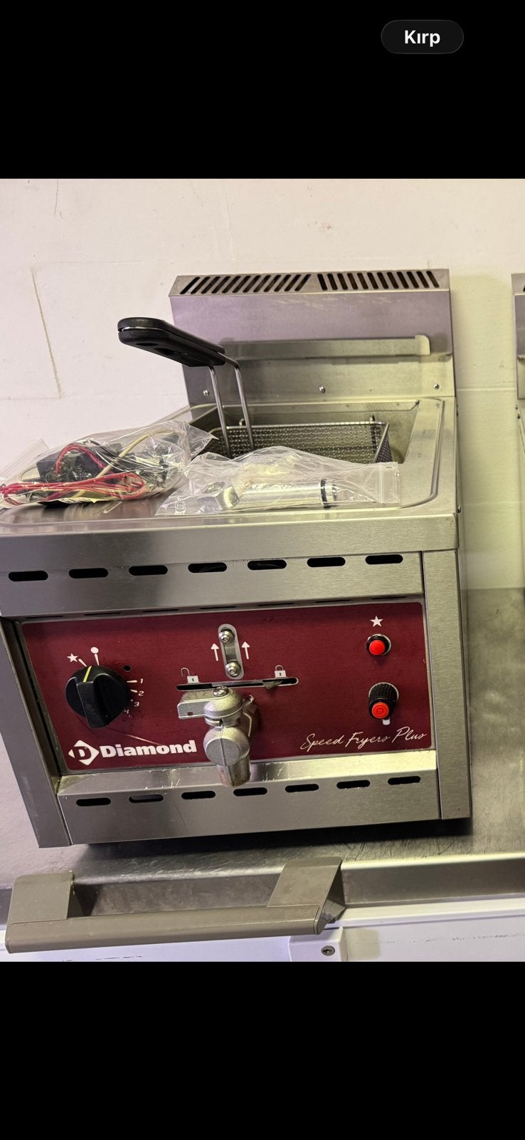 Diamond friteuse  lpg ,gaz 12 liter (Weinig gebruikt!), Ophalen, Gebruikt, Fornuis, Frituur en Grillen
