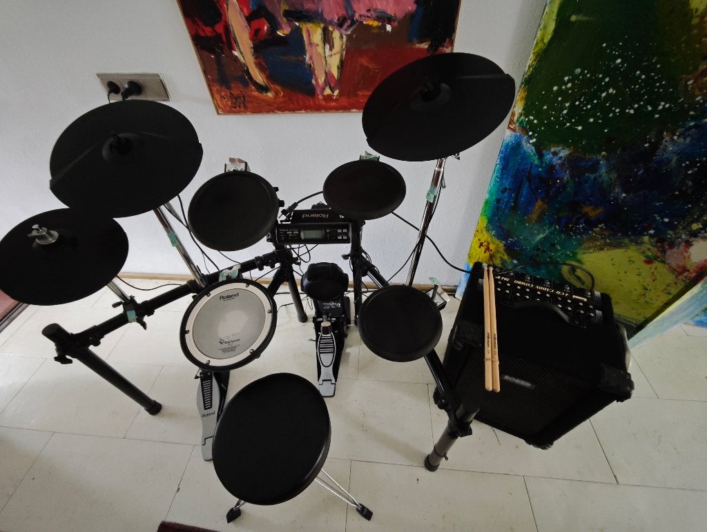 Roland Electronisch Drumstel TD4 + veel extra, Ophalen, Zo goed als nieuw, Roland, Elektronisch