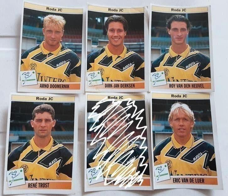 Panini voetbal 95 los te koop Roda JC 158,160, 161, 167, 169, Ophalen of Verzenden, Zo goed als nieuw, Roda JC, Poster, Plaatje of Sticker