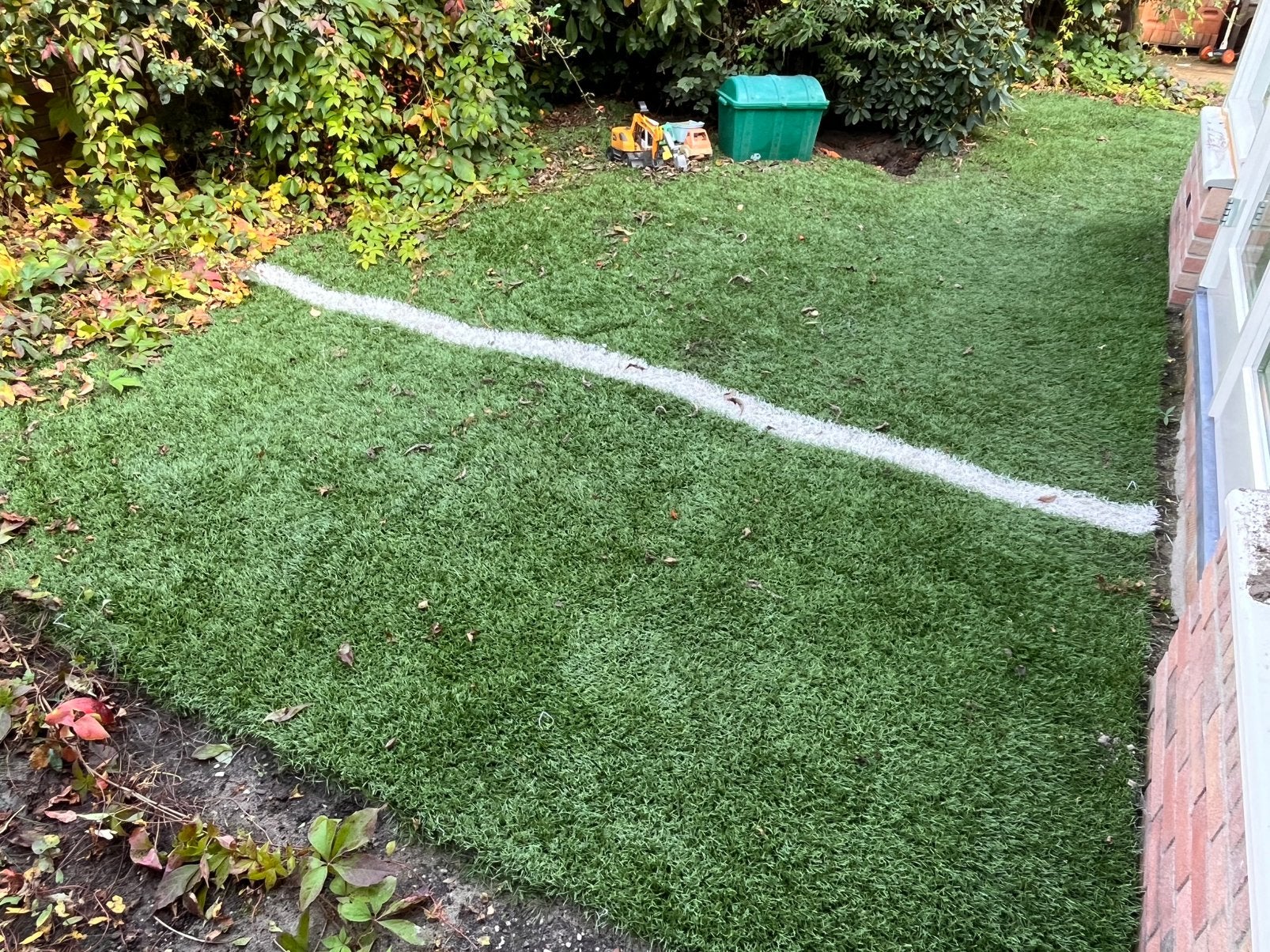 Kunstgras 24 m2 (voetbalveld kwaliteit), Ophalen, Zo goed als nieuw, 20 m² of meer