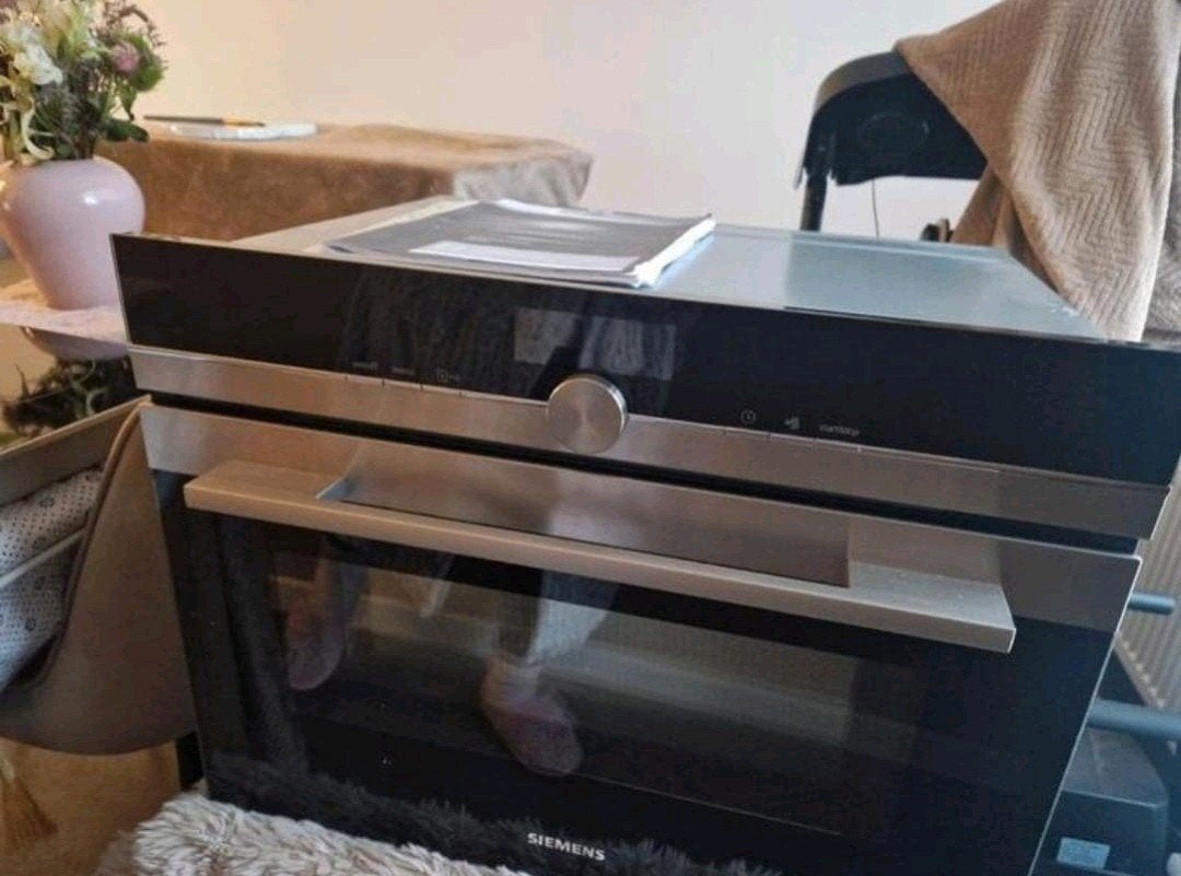 Siemens Inbouw Combi-Oven met Pyrolyse Zelfreiniging, Siemens, Ophalen of Verzenden, Inbouw, Hete lucht