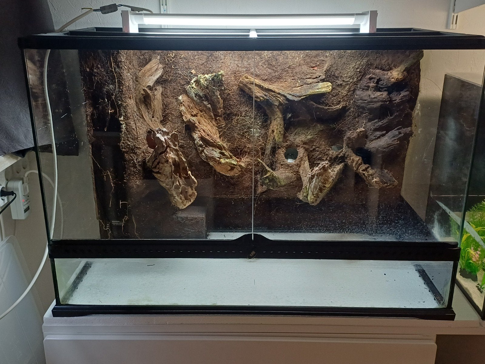 exo terra terrarium/paludarium 90*45*60, Dieren en Toebehoren, Reptielen en Amfibieën | Toebehoren, Ophalen, Gebruikt, Terrarium of Paludarium