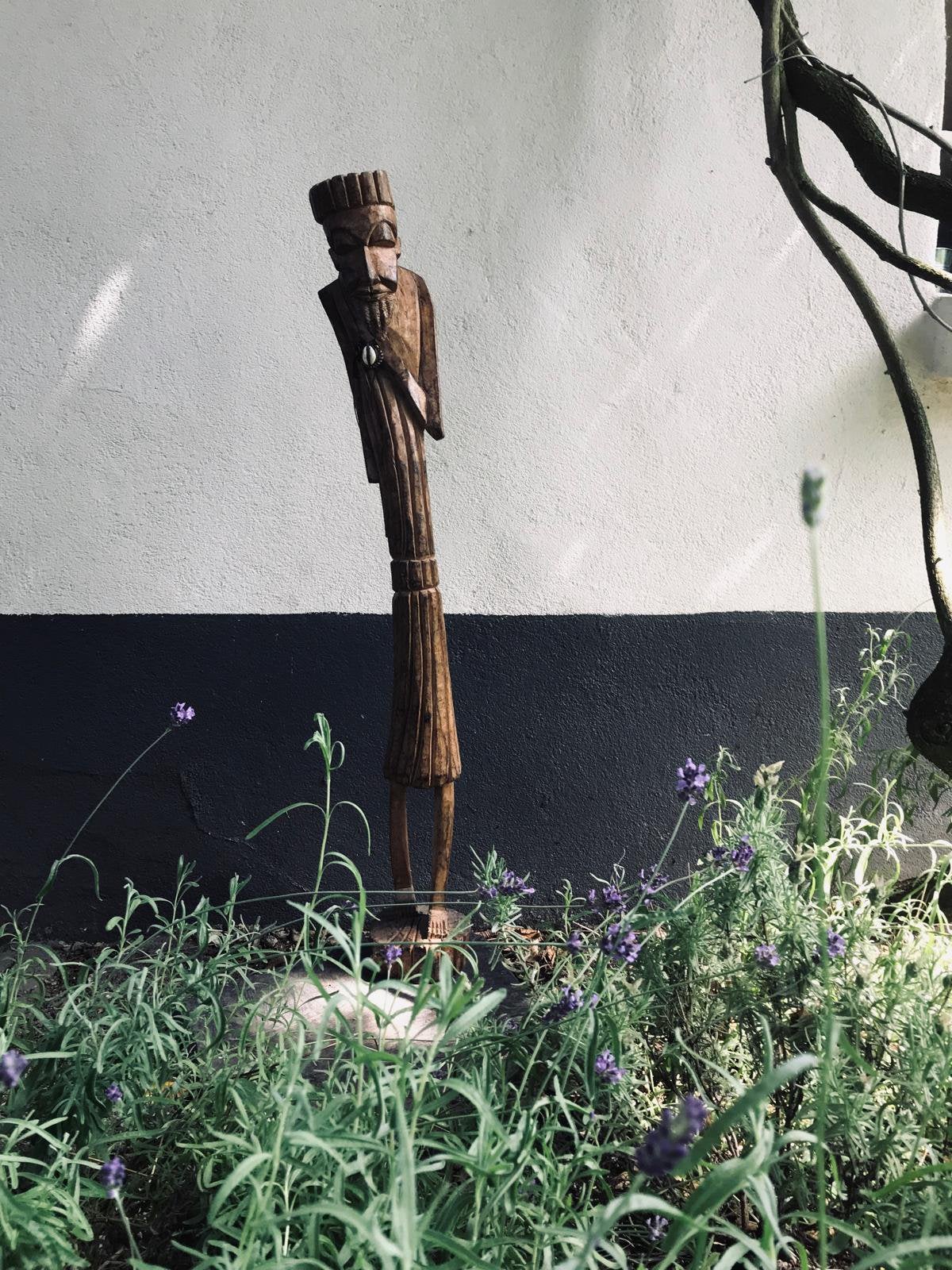 Afrikaans Houtsnijwerk Art / Mali, Houtsnijwerk, Handgemaakt, Hout, Bruin