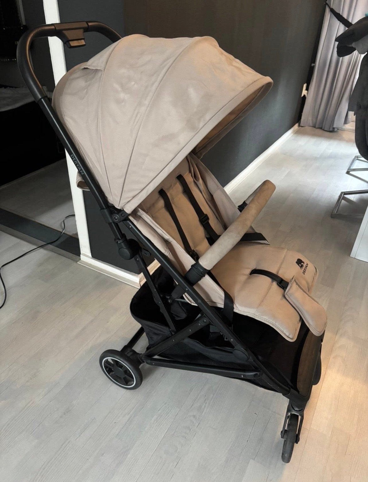 Deryan buggy, Kinderen en Baby's, Ophalen, Gebruikt, Verstelbare rugleuning