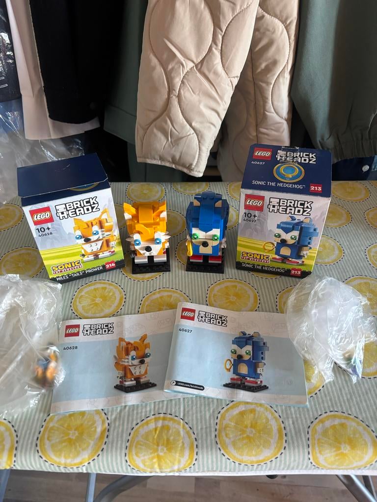 Lego Brickheadz Sonic the Hedgehog en Miles "Tails" Prower, Ophalen of Verzenden, Nieuw, Complete set, Lego