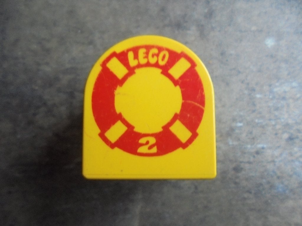 Lego Duplo Brick 2x2x2 Slope Curved Double (zie foto's), Ophalen of Verzenden, Gebruikt, Losse stenen, Duplo