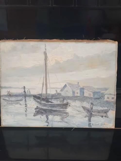 Ragnar Olson (1884 -1949) haven Zweden USA, Antiek en Kunst, Ophalen