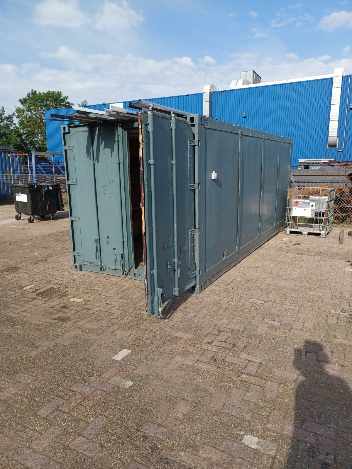 Geïsoleerde zeecontainer koelcontainer vriescontainer, Ophalen