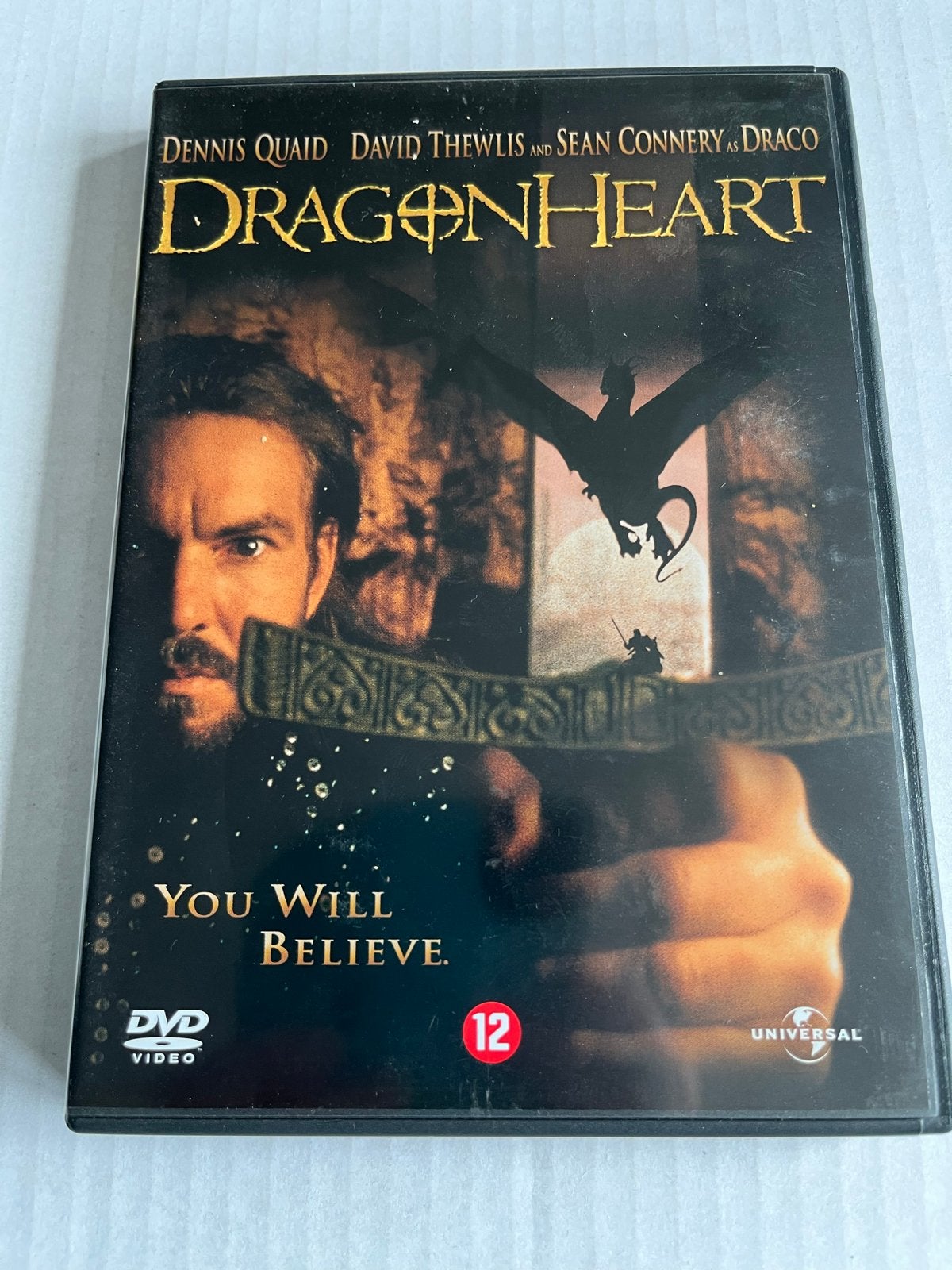 Dragonheart DVD -  Dennis Quaid, Nederlands, Ophalen of Verzenden, Vanaf 12 jaar, Gebruikt