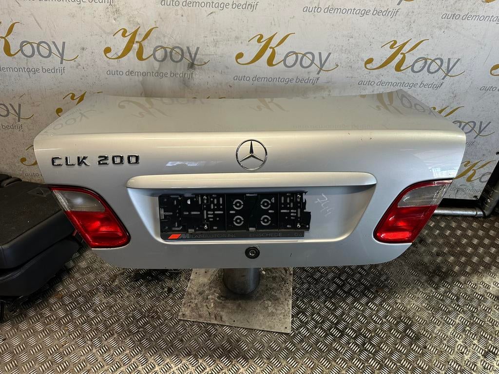 Achterklep Mercedes CLK 200 BJ1999 kleur 744 brillantsilber, Ophalen of Verzenden, Achterklep