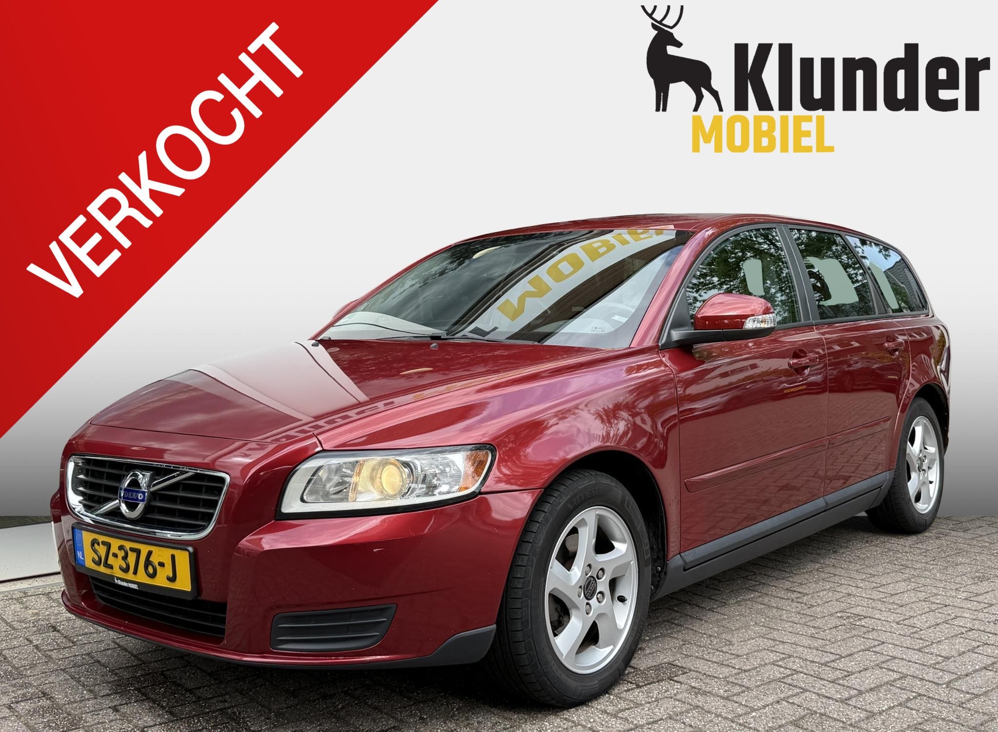 Volvo V50 2.0 Momentum, Auto's, Volvo, Stof, Gebruikt, Zwart, 4 cilinders