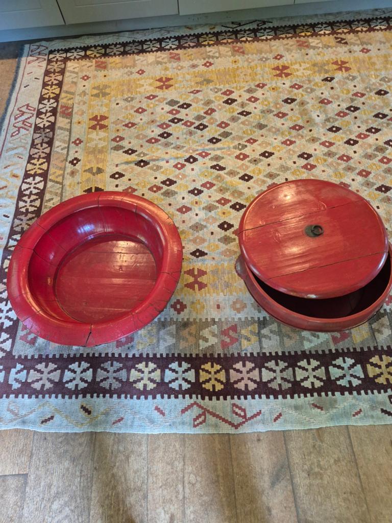 Chinese houten bakken, Ophalen
