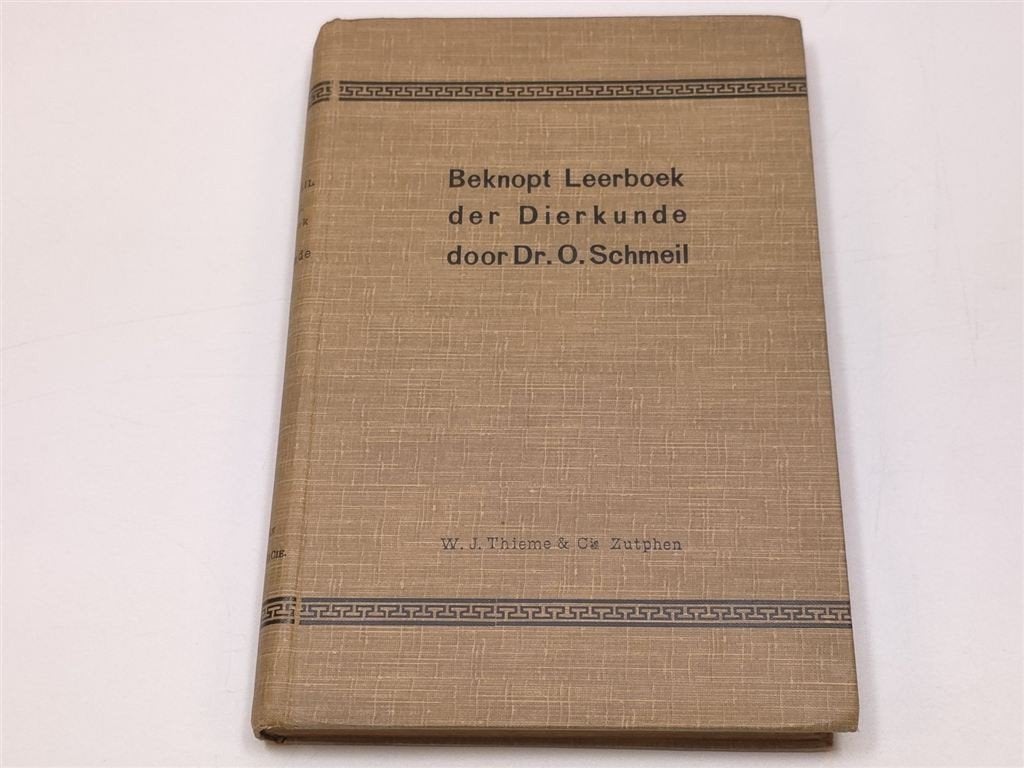 Beknopt Leerboek Dierkunde — Schmeil, Kleurenlitho\'s 1916, Ophalen of Verzenden