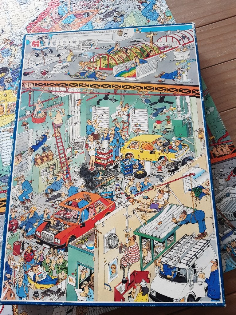 Jan van haasteren puzzel 1000, Ophalen, 500 t/m 1500 stukjes, Gebruikt, Legpuzzel