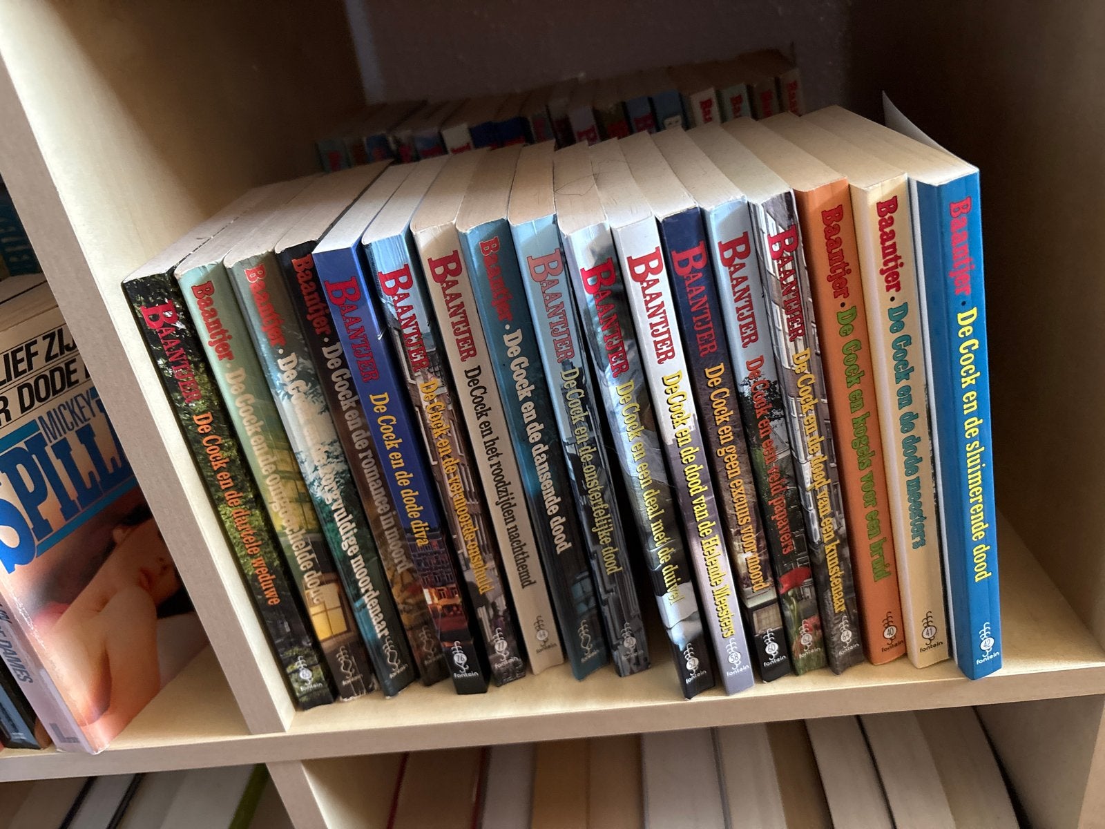 Baantjer boeken collectie - De Cock en diverse zaken, Ophalen, Gelezen