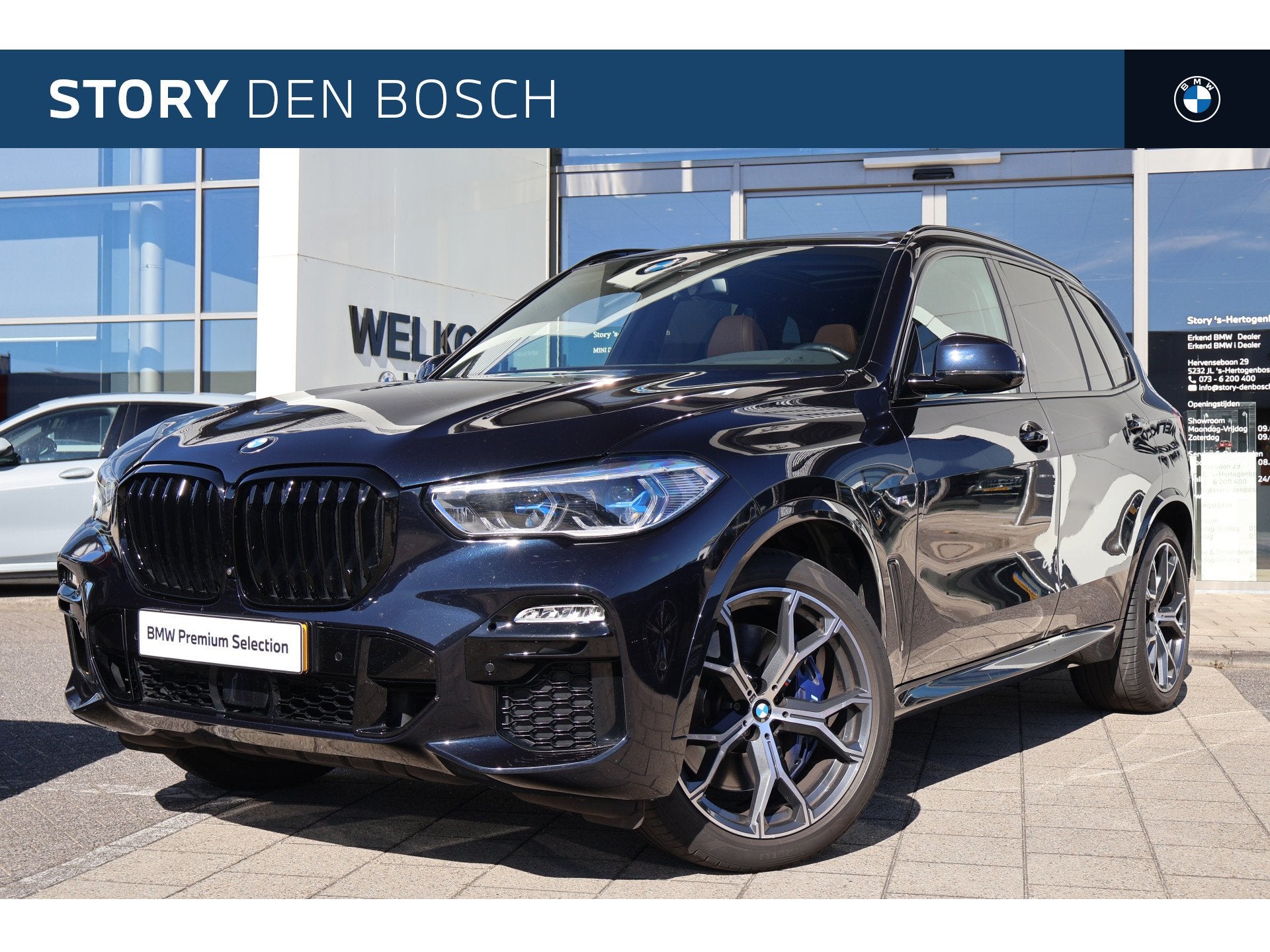 BMW X5 xDrive40i M Sport Automaat / Panoramadak / Active Ste, Auto's, Dealer onderhouden, Gebruikt, Met garantie (alle), Vierwielaandrijving