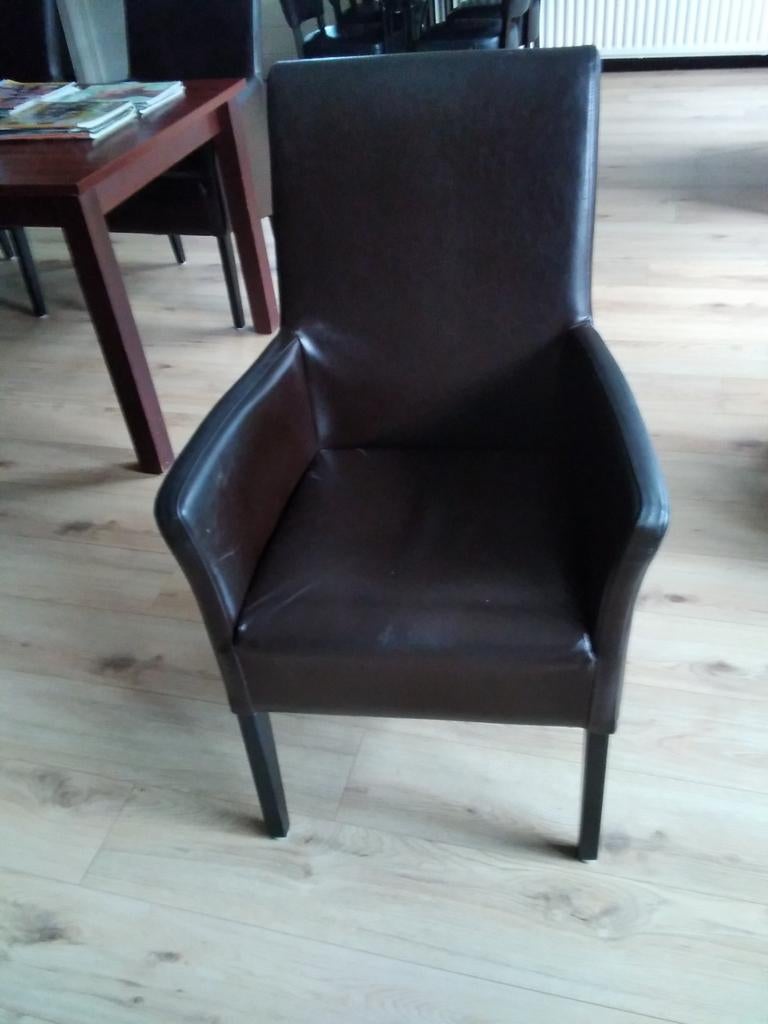 GRATIS!! Partij eetkamerstoelen 12 stuks, Ophalen, Gebruikt, Zwart, Vijf, Zes of meer stoelen