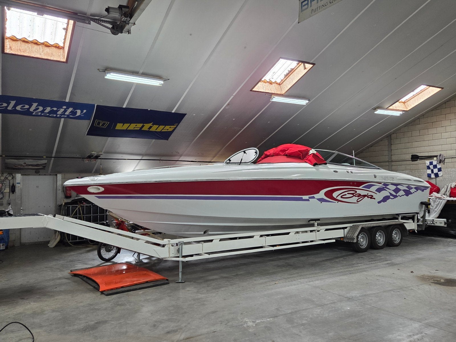 Geweldige Baja 324 met krachtige Mercruiser 496 HO motoren, Ophalen, Overige merken, Binnenboordmotor, 1.80 meter