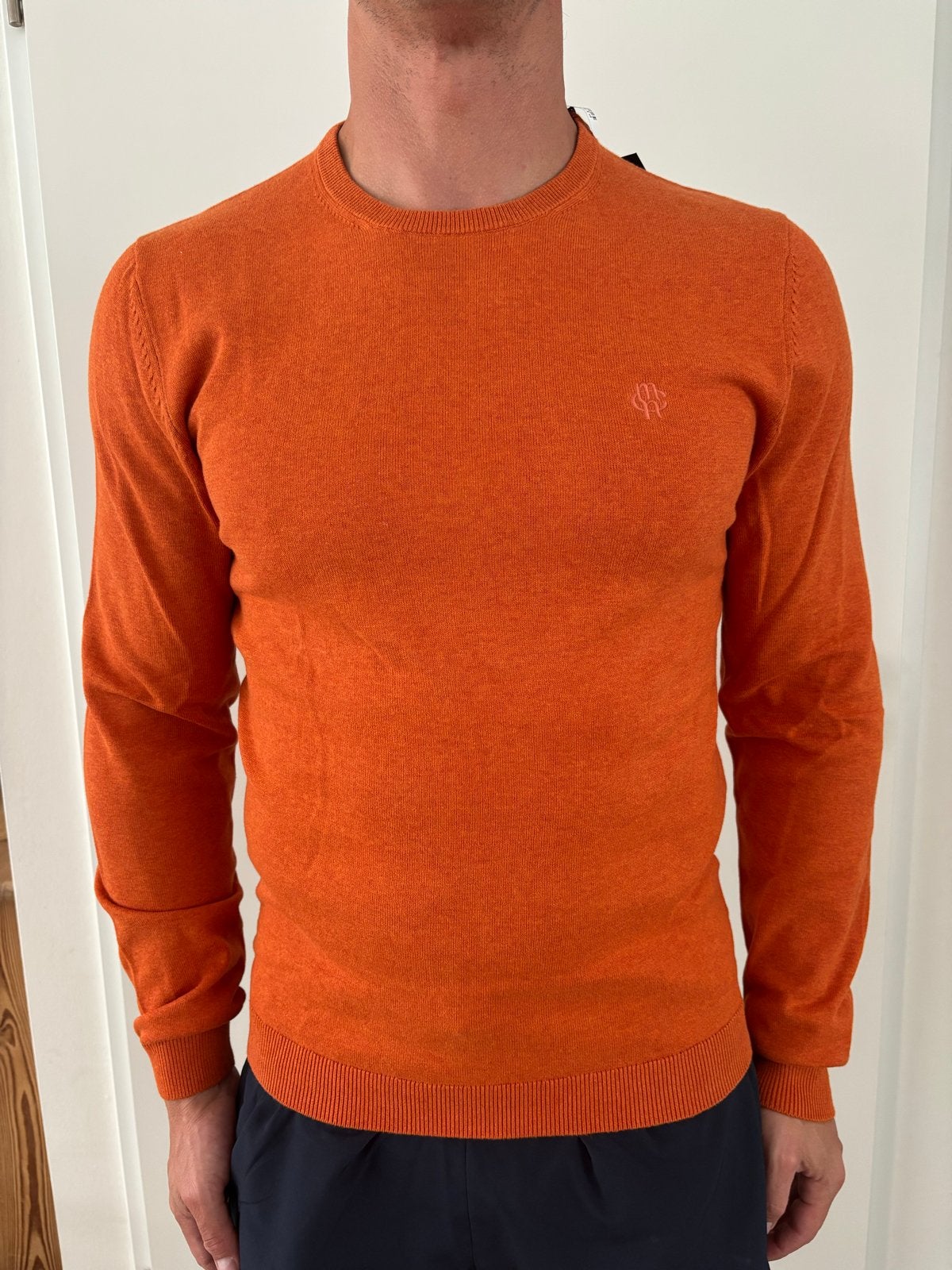 Nieuw! McNeal trui ronde hals - maat M, Kleding | Heren, Ophalen of Verzenden, Nieuw, Maat 48/50 (M), Oranje