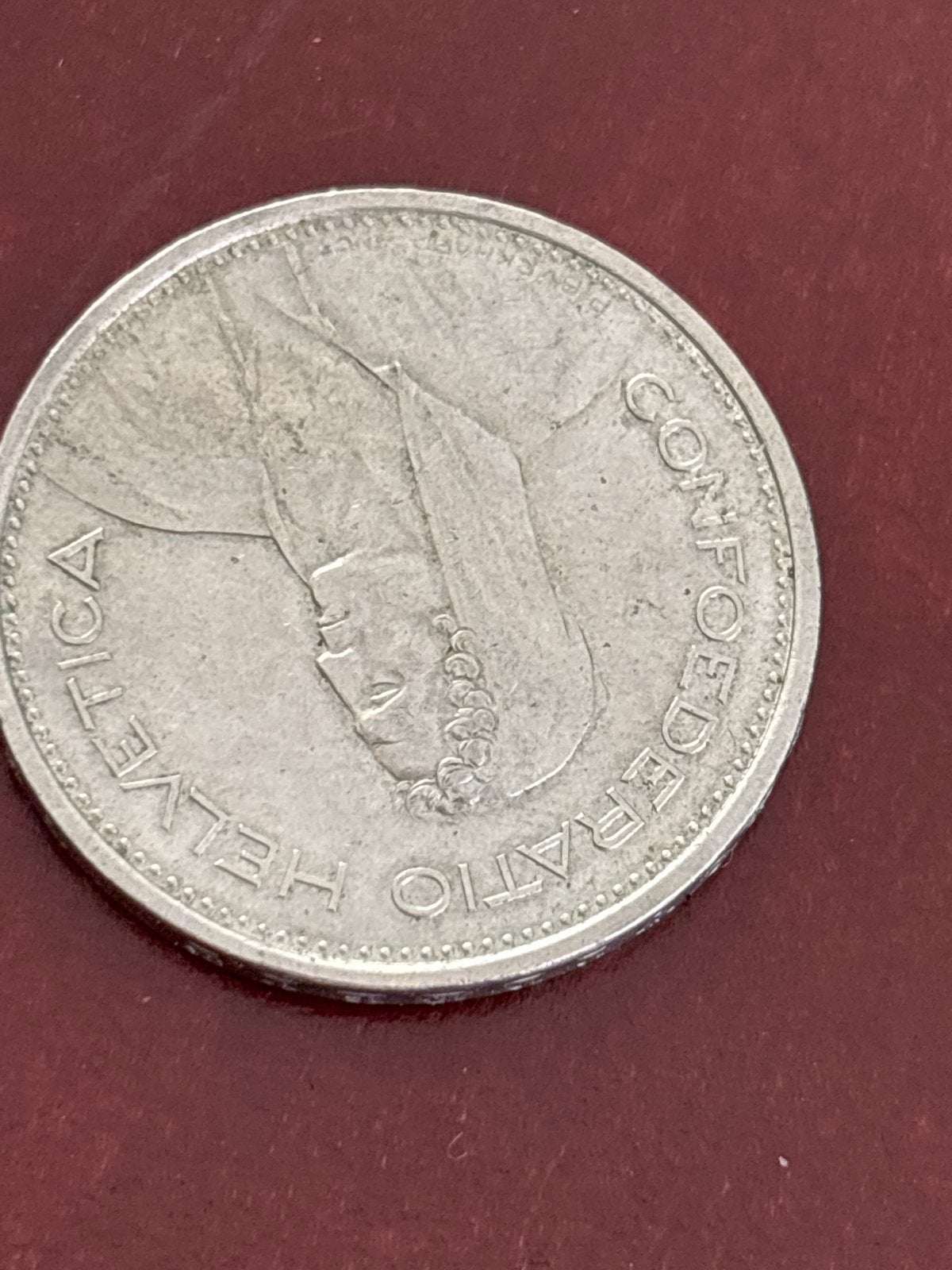5 Franken munt Zwitserland 1968, Ophalen of Verzenden, Overige landen, Losse munt, Zilver