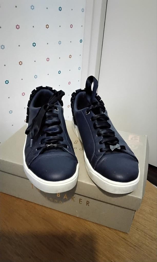 Ted Baker London,  sneakers Astrina, navy, maat 6-39., Blauw, Ophalen of Verzenden, Ted Baker, Sneakers of Gympen