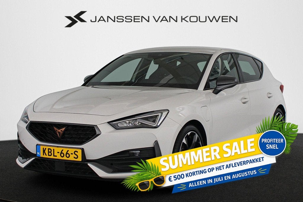 CUPRA Leon 1.4 e-Hybrid SOH 99% Stoelverwarming Apple CarPla, Auto's, Cupra, Stof, Gebruikt, 4 cilinders, Leon