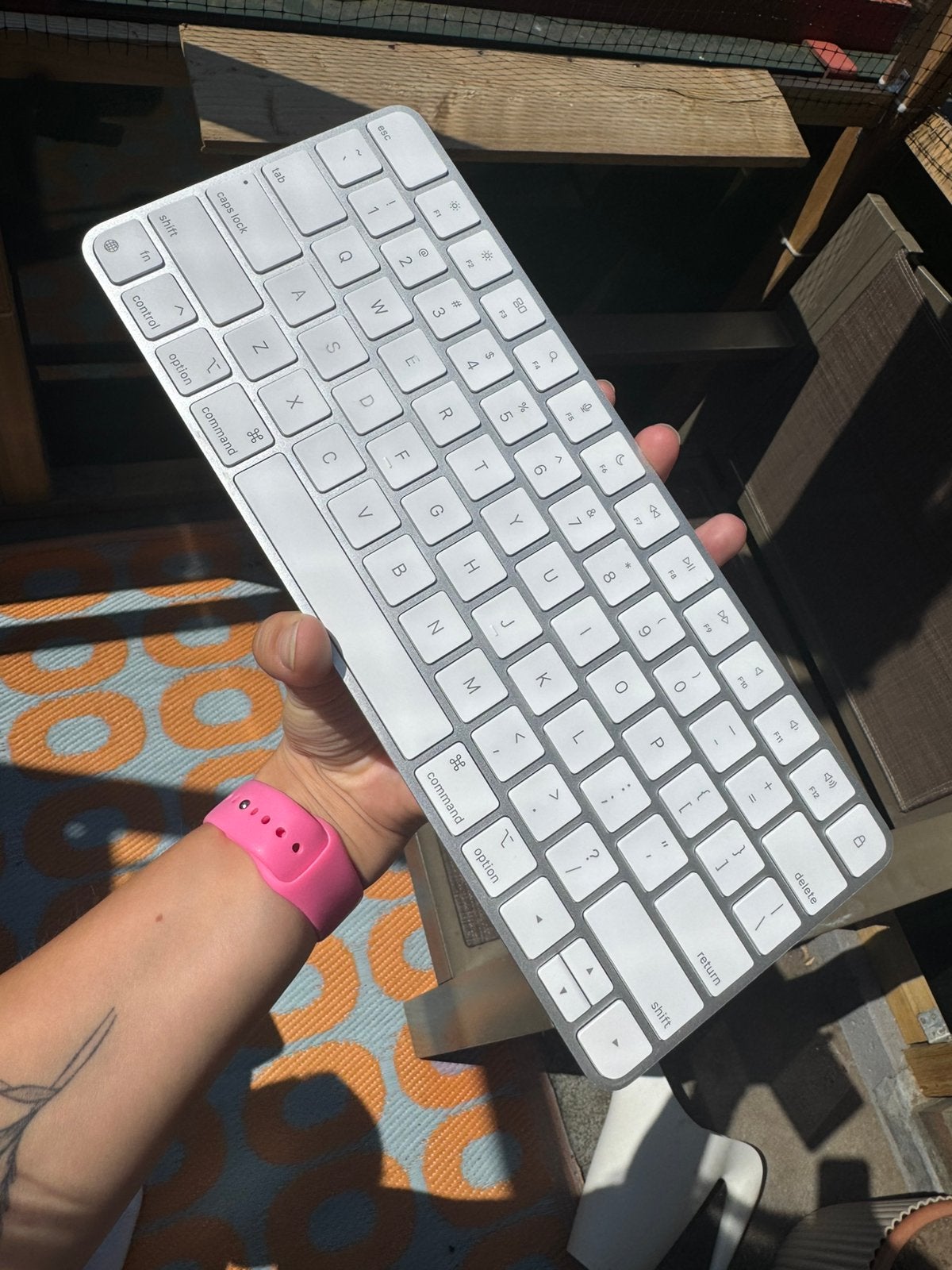 Apple Magic Keyboard small QWERTY, Oplaadbaar, Ophalen of Verzenden, Zo goed als nieuw, Draadloos