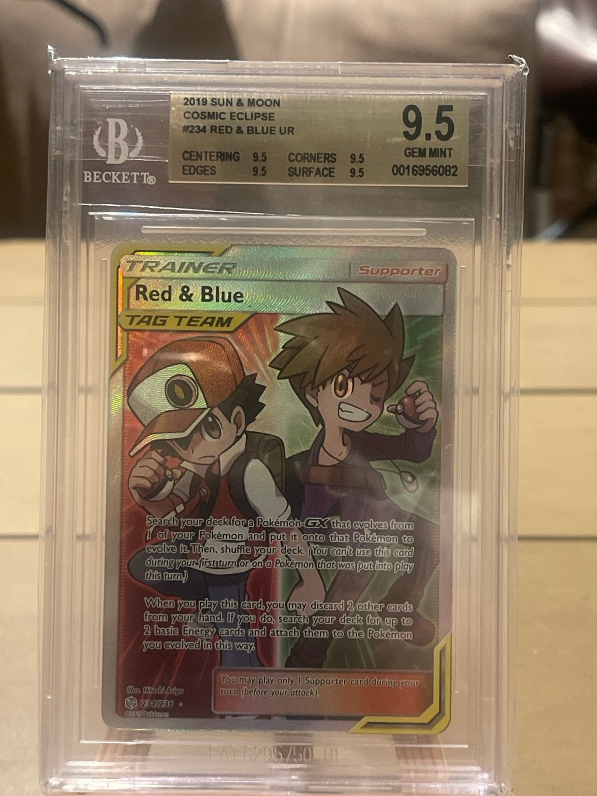 Pokémon Red & Blue TAG TEAM (BGS 9.5 Gem Mint), Ophalen of Verzenden, Zo goed als nieuw