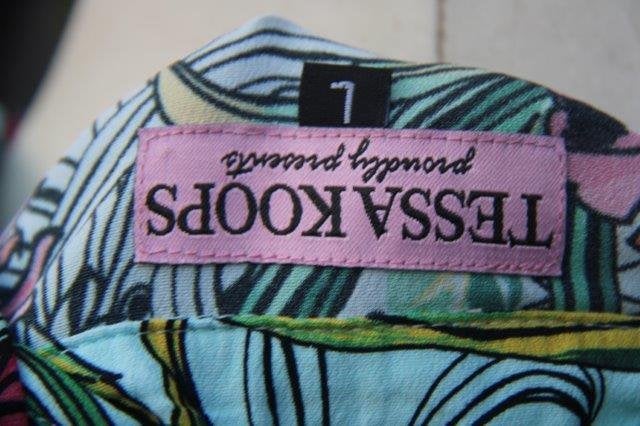 Jurk aqua/ kleur Tessa Koops mt L Vaste prijs AANBIEDING, Kleding | Dames, Blauw, Maat 42/44 (L), Ophalen of Verzenden, Zo goed als nieuw