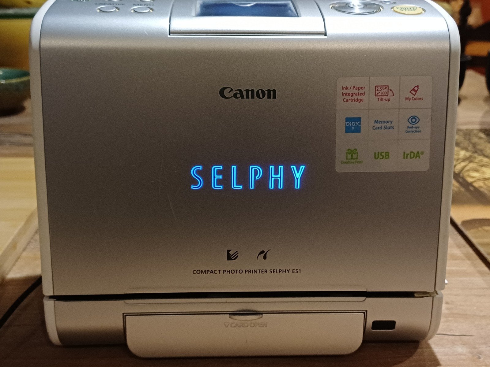 Canon Selphy ES1 Compacte Fotoprinter, Computers en Software, Printers, Gebruikt, Fotoprinter, Canon, Kleur printen