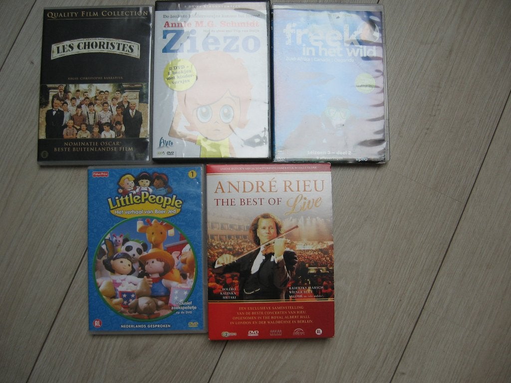 5 DVD muziek + series €3.50 Pst Rieu Boer Jed Annie MG Schmi, Alle leeftijden, Ophalen of Verzenden, Nieuw in verpakking, Overige genres