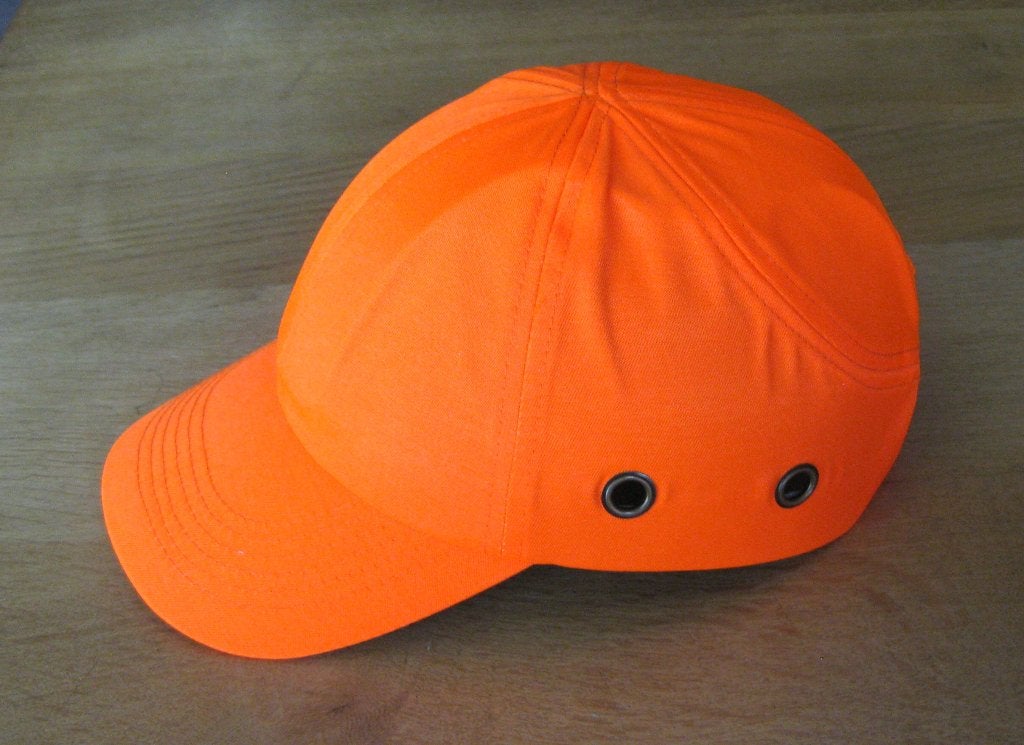Nieuwe stootpet oranje pet en bouwhelm ineen, Ophalen of Verzenden, Nieuw