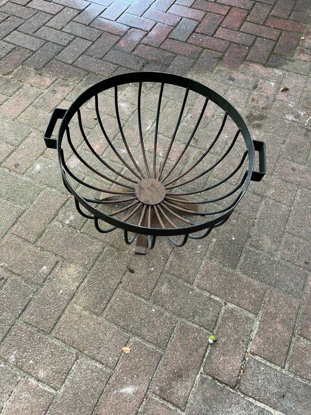 Ronde vuurkorf, Ophalen of Verzenden, Zo goed als nieuw