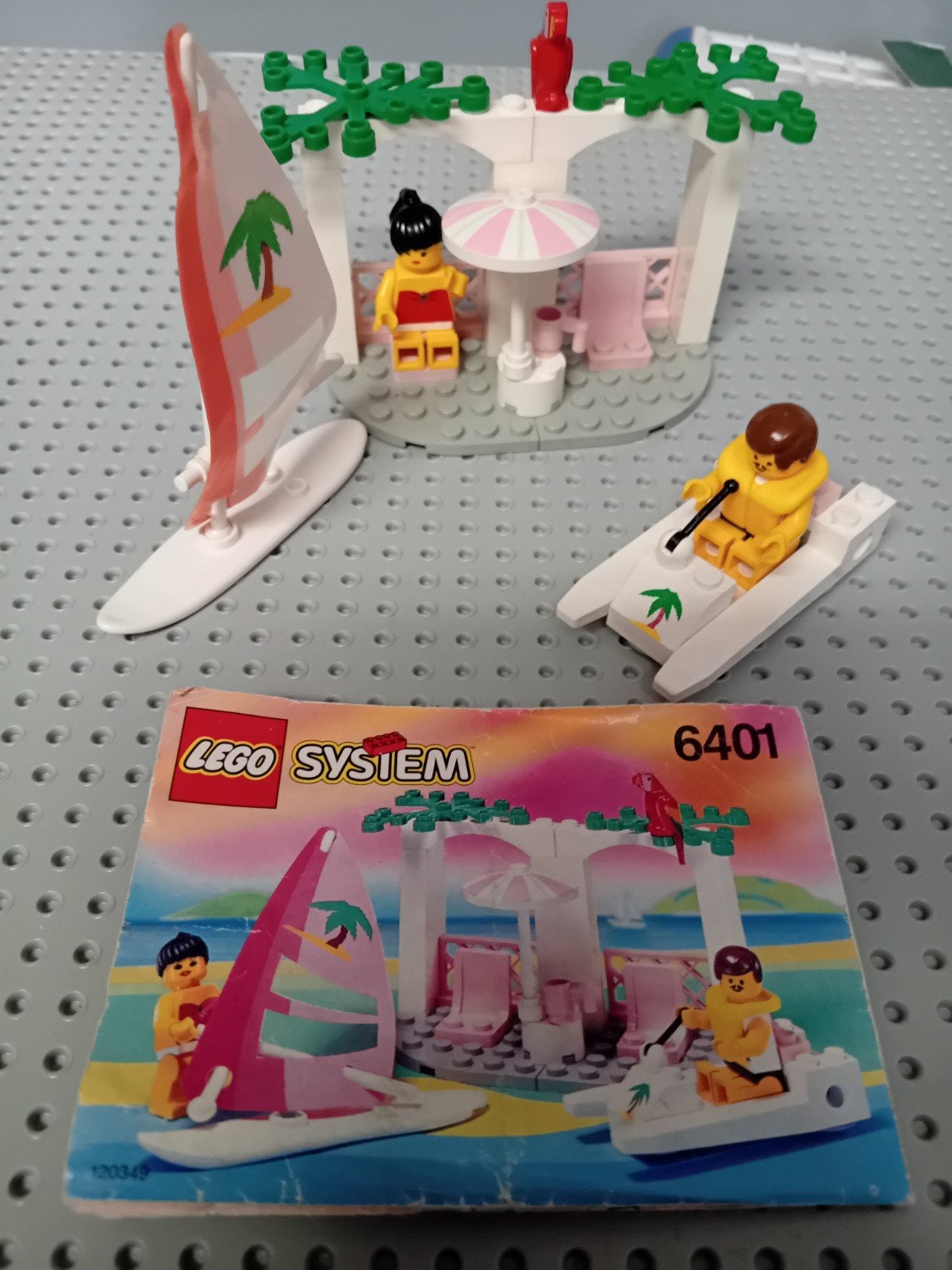 LEGO Paradisa. Set 6401 Seaside cabana compleet, Ophalen of Verzenden