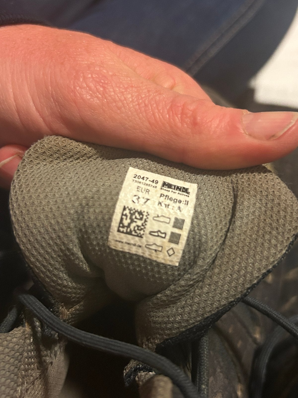 Meindl wandelschoenen - Maat 37 - Gebruikt, Sport en Fitness, Ophalen, Gebruikt, Schoenen